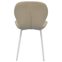 Обеденные стол со стульями Evelin DT 402-5Wh + 4 YTC-064Wh UF910-01 Круглая / ДСП / Light Beige photo 4