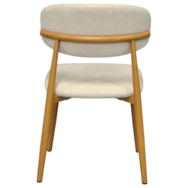 Set masă și scaune Evelin DT 402-1Wo + 4 QT-284Wo UF885-02 Rotundă / PAL / Light Beige photo 3