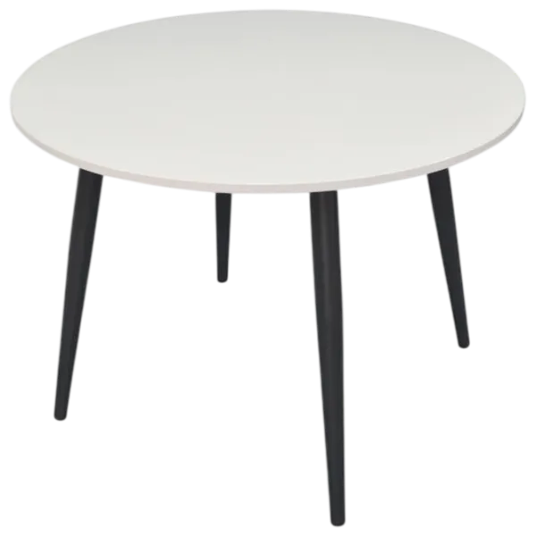 Set masă și scaune Evelin DT 402-3B + 4 QT-227B UF885-13 Rotundă / PAL / Light Gray photo 2