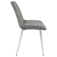 Обеденные стол со стульями Evelin DT 431-1R Wh + 4 YTC-055Wh BLU-13 Прямоугольная / ДСП / Светло Серый photo 7