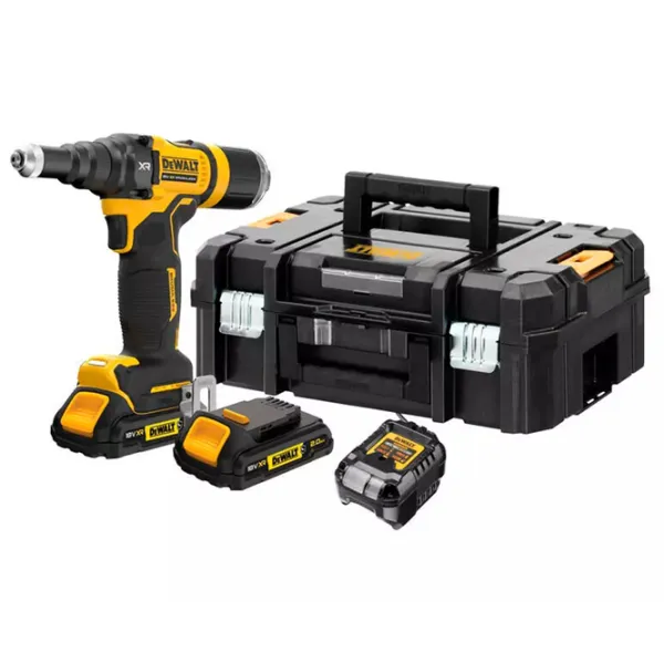 Pistol de nituit Dewalt DCF403D2GT-QW Black / Metal photo 1