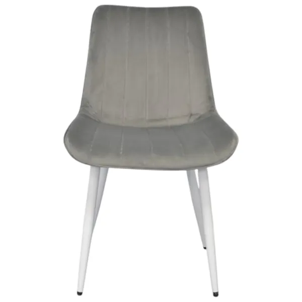 Scaun de bucătărie Evelin YTC-055WH Stofă/ Light Gray White photo 1