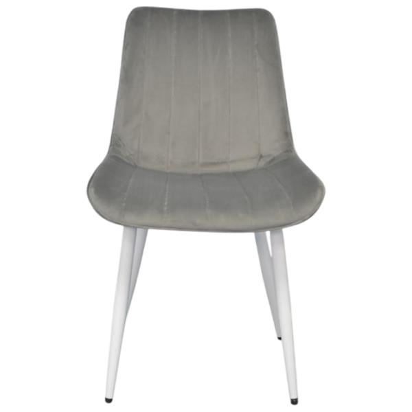 Scaun de bucătărie Evelin YTC-055WH Stofă/ Light Gray White photo 1
