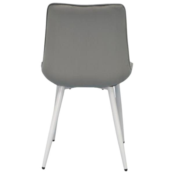 Scaun de bucătărie Evelin YTC-055WH Stofă/ Light Gray White photo 2