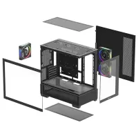 Carcasă Deepcool CG380 3F Mid Tower / Black photo 10