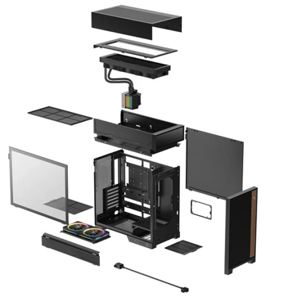 Carcasă Deepcool CL6600 Mid Tower / Black photo 10