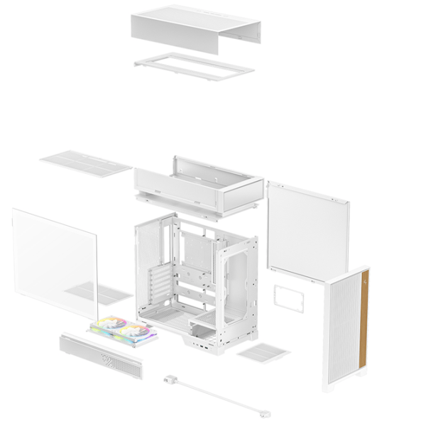 Корпус Deepcool CL660 Mid Tower / Белый photo 10
