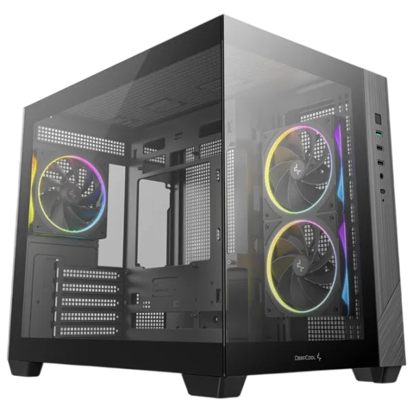 Carcasă Deepcool CG330 3F Mini Tower / Black photo 1
