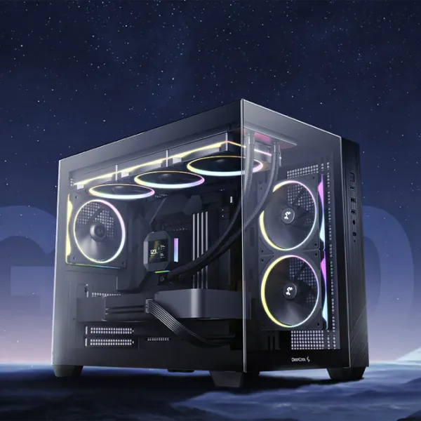 Carcasă Deepcool CG330 3F Mini Tower / Black photo 11