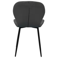 Обеденные стол со стульями Evelin DT 431-3R B + 4 YTC-064B BLU-14 Прямоугольная / ДСП / Тёмно-серый photo 2
