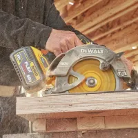 Fierăstrău circular Dewalt DCS575T2 190 mm / Yellow photo 8