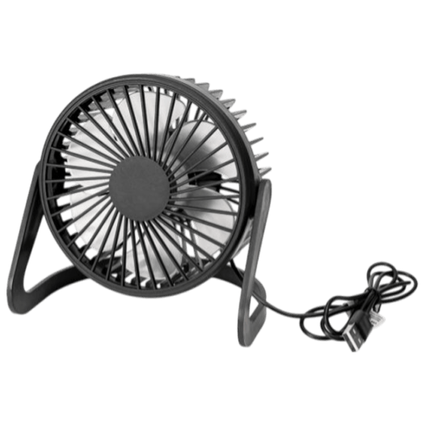 Ventilator Platinet PTF322B 5 W / Portabil / Black photo 1