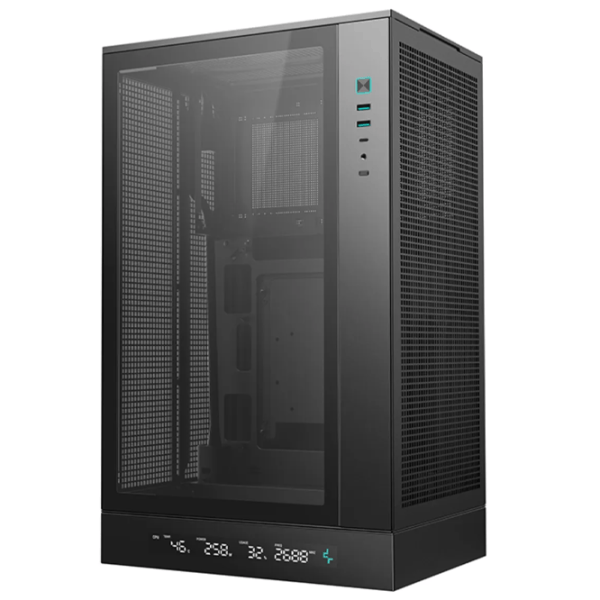 Carcasă Deepcool CH270 Digital Mini Tower / Black photo 2