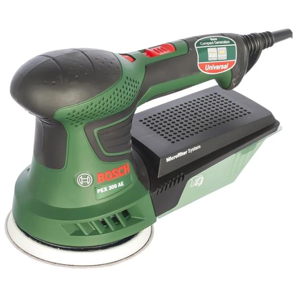 Шлифовальная машина Bosch PEX 300 AE Эксцентриковая / 270 Вт / Зеленый photo 1