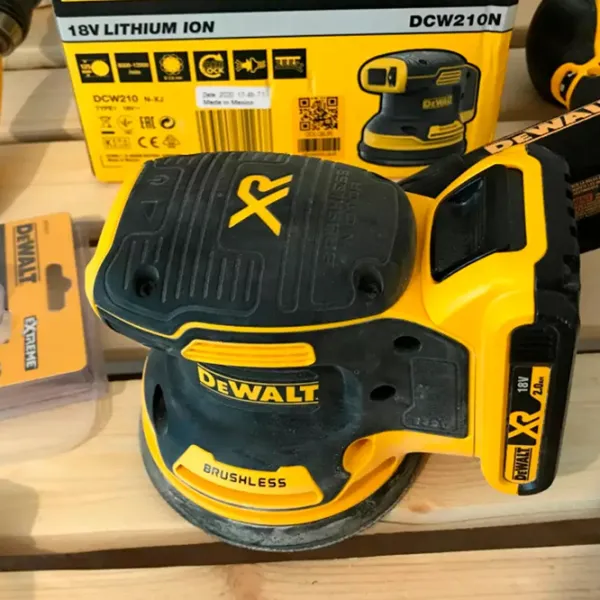 Șlefuitor Dewalt DCW210N Cu excentric / / Yellow photo 5