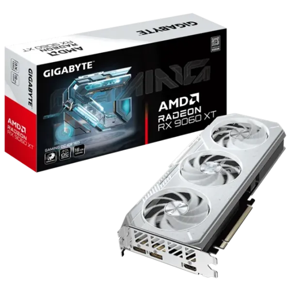 Placă video Gigabyte Radeon RX 9060 XT GAMING OC ICE PCI Express x16 5.0 / 16 GB photo 9