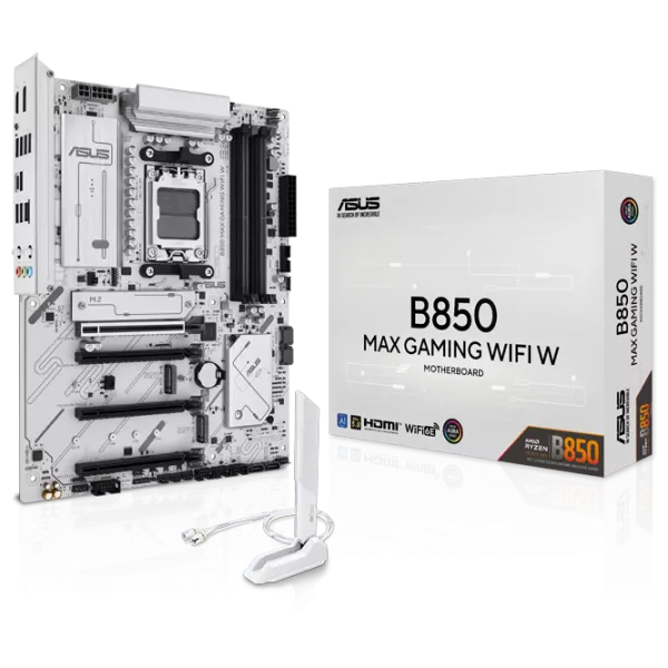 Материнская плата Asus B850 MAX GAMING WIFI W ATX / AMD B850 photo 3