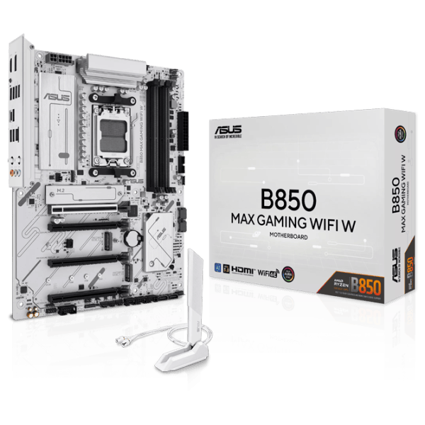 Материнская плата Asus B850 MAX GAMING WIFI W ATX / AMD B850 photo 3