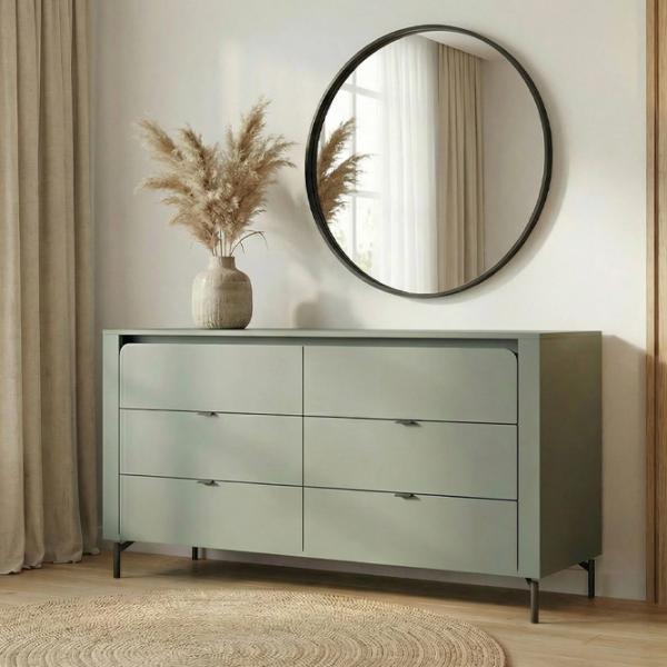 Комод Fabrik Home Velori 81 x 163 x 38см / ЛДСП / Зеленый дымчатый photo 4