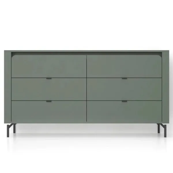 Комод Fabrik Home Velori 81 x 163 x 38см / ЛДСП / Зеленый дымчатый photo 5