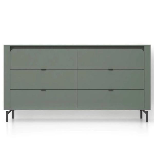 Комод Fabrik Home Velori 81 x 163 x 38см / ЛДСП / Зеленый дымчатый photo 5