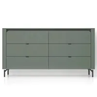 Комод Fabrik Home Velori 81 x 163 x 38см / ЛДСП / Зеленый дымчатый photo 5