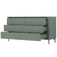 Комод Fabrik Home Velori 81 x 163 x 38см / ЛДСП / Зеленый дымчатый photo 6