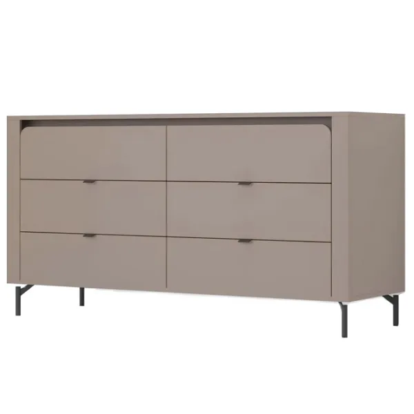 Комод Fabrik Home Velori 81 x 163 x 38см / ЛДСП / Глиняный серый photo 1