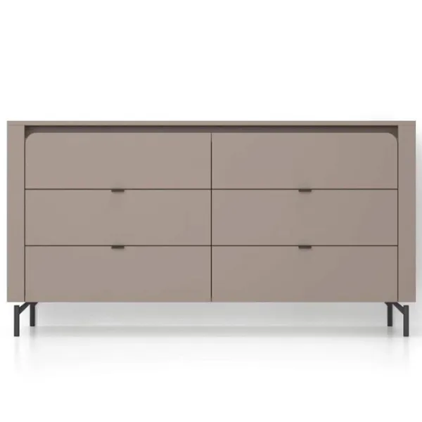 Комод Fabrik Home Velori 81 x 163 x 38см / ЛДСП / Глиняный серый photo 2