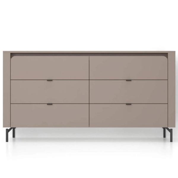 Комод Fabrik Home Velori 81 x 163 x 38см / ЛДСП / Глиняный серый photo 2