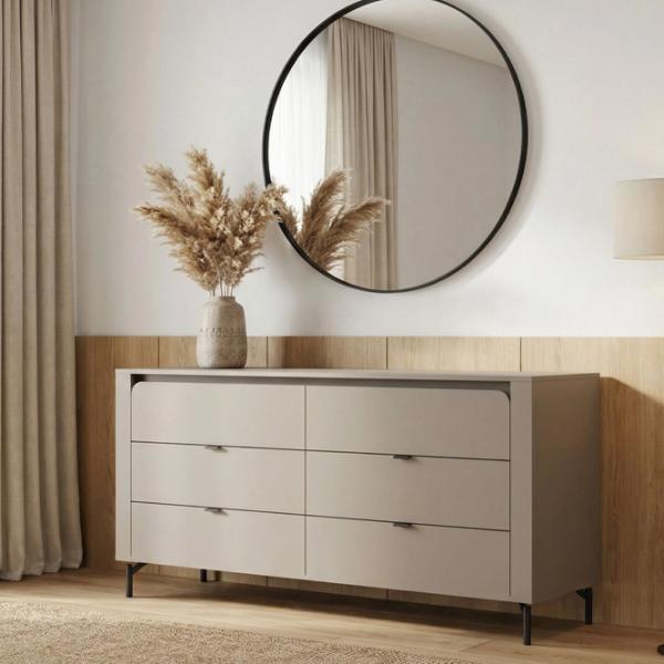 Комод Fabrik Home Velori 81 x 163 x 38см / ЛДСП / Глиняный серый photo 4