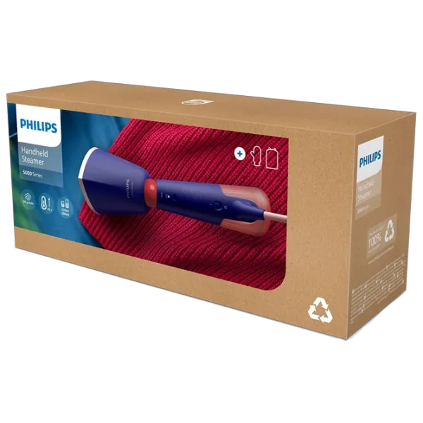 Vaporizator de călcat vertical Philips Seria 5000 1300 W/ Marine blue photo 7