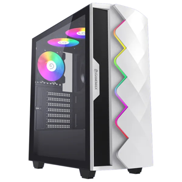 Carcasă Gamemax Diamond CP WT Mid Tower / White photo 1