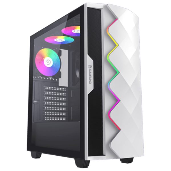 Carcasă Gamemax Diamond CP WT Mid Tower / White photo 1