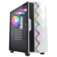 Carcasă Gamemax Diamond CP WT Mid Tower / White