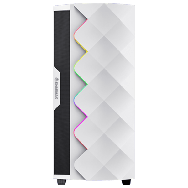 Carcasă Gamemax Diamond CP WT Mid Tower / White photo 2