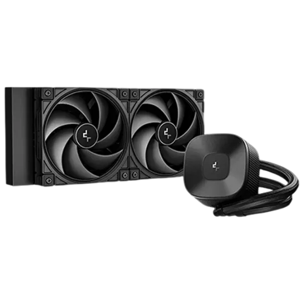 Жидкостное охлаждение Deepcool LE240 V2 ZERO DARK Гидродинамический / 1600 об/мин photo 1