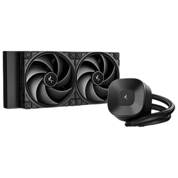 Жидкостное охлаждение Deepcool LE240 V2 ZERO DARK Гидродинамический / 1600 об/мин photo 1