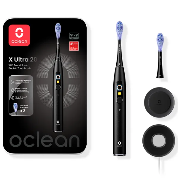 Зубная электрощетка Oclean X Ultra 20 Звуковая / Черный photo 6