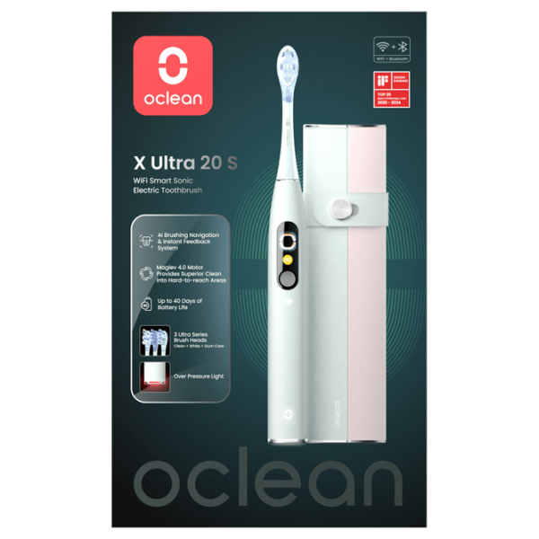 Зубная электрощетка Oclean X Ultra 20 S Звуковая / Зеленый photo 6