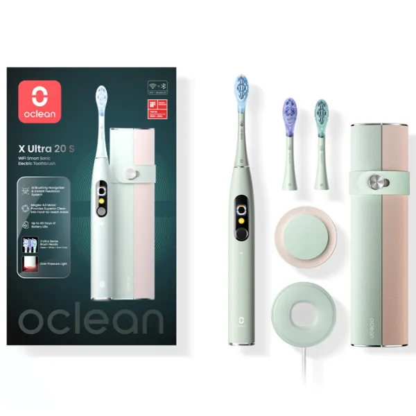 Зубная электрощетка Oclean X Ultra 20 S Звуковая / Зеленый photo 7