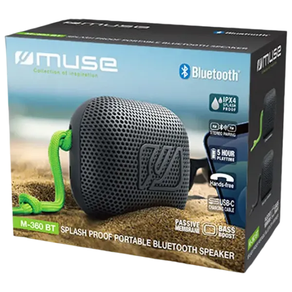 Boxă portabilă Muse M-360 5 W/ Black photo 3