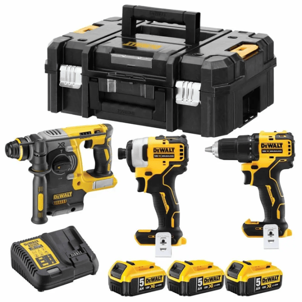 Набoр инструментов Dewalt DCK377P3T 18 V / 3 photo 1
