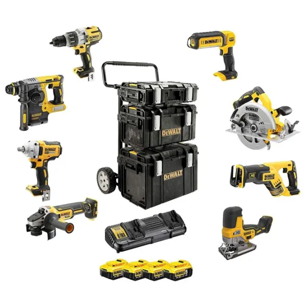 Набoр инструментов Dewalt DCK856P4T 18 V / 8 photo 1