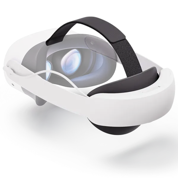 Curea pentru ochelari VR cu acumulator Meta Elite Strap With Battery Meta Quest 3S / White photo 4