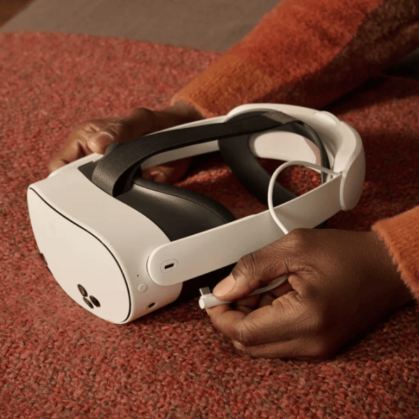 Curea pentru ochelari VR cu acumulator Meta Elite Strap With Battery Meta Quest 3S / White photo 7