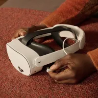 Curea pentru ochelari VR cu acumulator Meta Elite Strap With Battery Meta Quest 3S / White photo 7