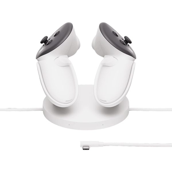 Staţie de încărcare ochelari VR şi controlere Meta Compact Charging Dock Meta Quest 3S / White photo 1
