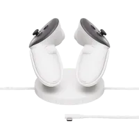Staţie de încărcare ochelari VR şi controlere Meta Compact Charging Dock Meta Quest 3S / White