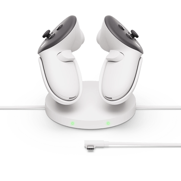 Staţie de încărcare ochelari VR şi controlere Meta Compact Charging Dock Meta Quest 3S / White photo 2